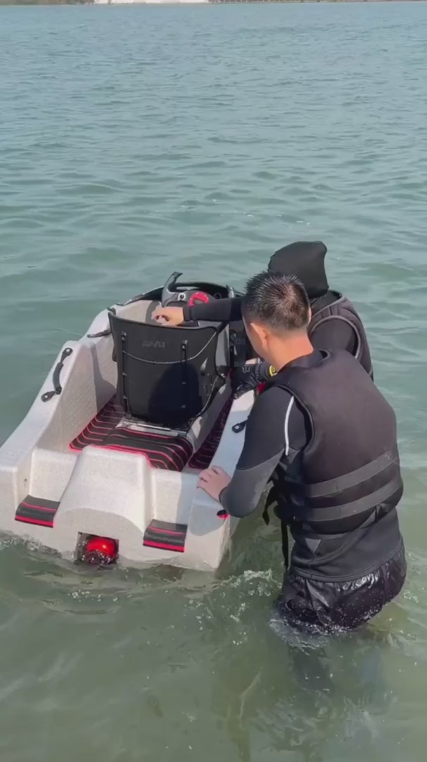 RUSH WAVE | Electric Go Kart Boat| 15KW Mini Jet Boat | K2